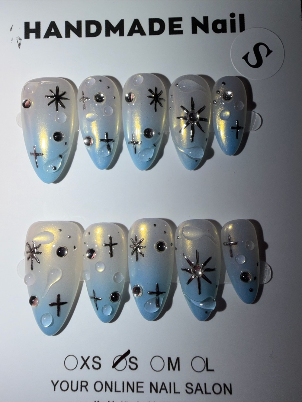 Almond Press-On Nails – Size Small